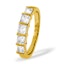 Lauren 18K Gold 5 Stone Diamond Eternity Ring 1.00CT G/VS - image 1
