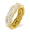Eternity Ring Amelia 18K Gold Diamond 2.55ct G/Vs - image 1