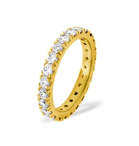 Eternity Ring Poppy 18K Gold Diamond 2.00ct H/Si