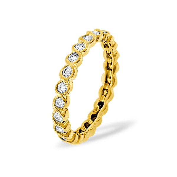 Eternity Ring Kiera 18K Gold Diamond 1.00ct G/Vs - Image 1