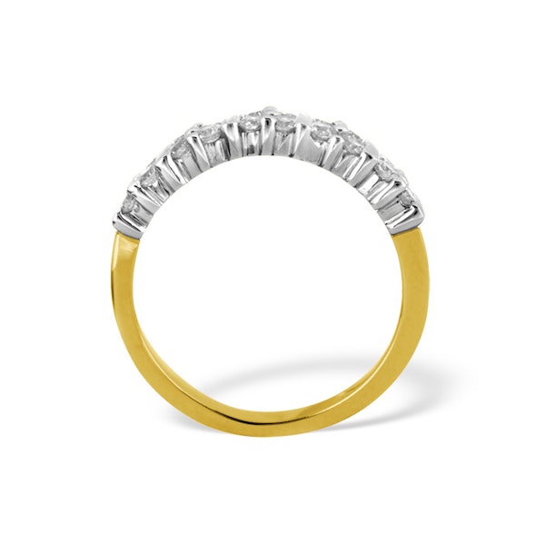 MIA 18K Gold Diamond ETERNITY RING 0.50CT H/SI - Image 2