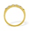 EMERALD CUT 18K Gold Diamond ETERNITY RING 0.50CT G/VS - image 3