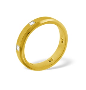Jessica 18K Gold Diamond Wedding Ring 0.28CT H/SI