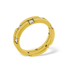 Ellie 18K Gold Diamond Wedding Ring 0.22CT G/VS