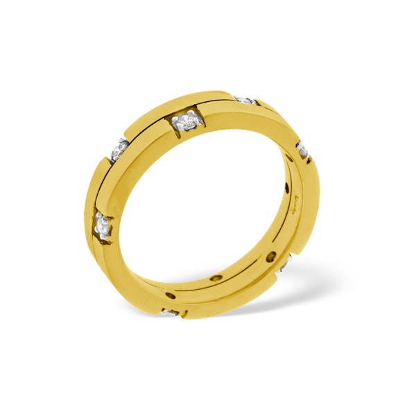 Mens 0.22ct G/Vs Diamond 18K Gold Dress Ring - Image 1