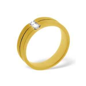 Mens 0.16ct G/Vs Diamond 18K Gold Dress Ring