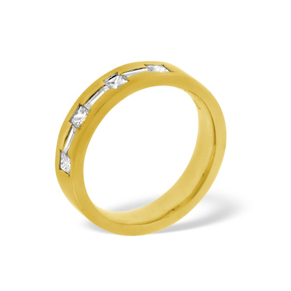 Mens 0.49ct H/Si Diamond 18K Gold Dress Ring - Image 1