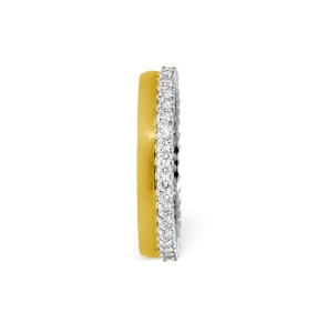 Mens 1.2ct H/Si Diamond 18K Gold Dress Ring