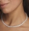 18KW Diamond Cluster Necklace 10.00ct G/Vs - image 1