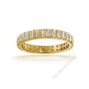 Eternity Ring Ellie 18K Gold Diamond 1.00ct H/Si