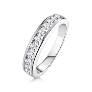 Rae Half Eternity Ring 0.75CT Lab Diamond 9K White Gold
