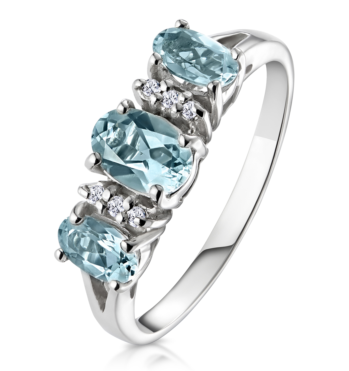 The diamond online store aquamarine ring