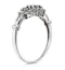 Sapphire 0.34ct And Diamond 9K White Gold Ring - image 3