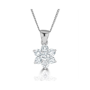 0.50ct G/vs Diamond and Platinum Pendant Necklace - FR27-72XUS