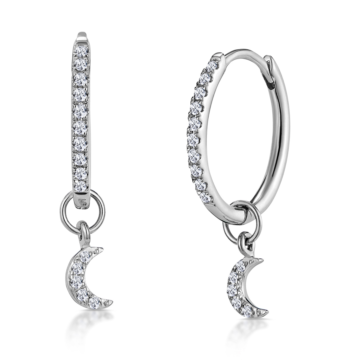 diamond encrusted earrings