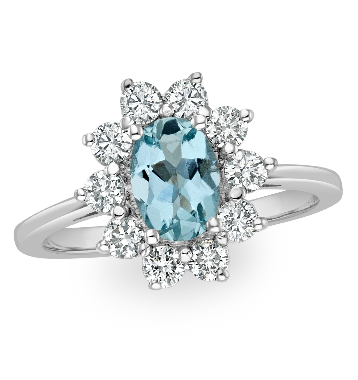 Aquamarine Rings | The Diamond Store