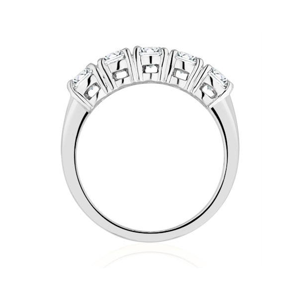 Chloe Platinum 5 Stone Lab Diamond Eternity Ring 1.00CT F/VS - Image 3