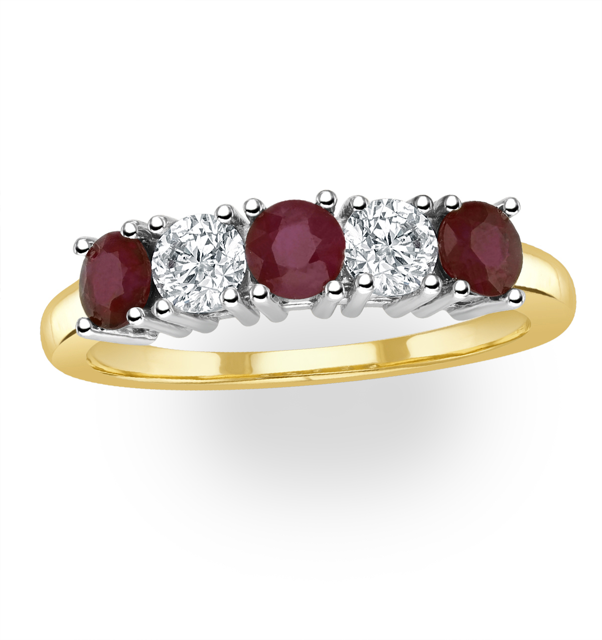 Ruby Eternity Rings | The Diamond Store