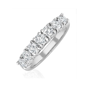 Chloe 7 Stone Lab Diamond Eternity Ring 1.00CT G/VS in 9K White Gold