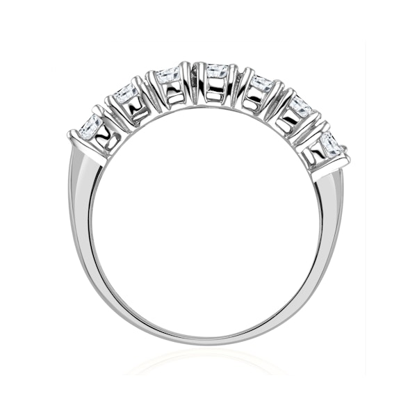 Chloe Platinum 7 Stone Diamond Eternity Ring 1.00CT H/SI - Image 3