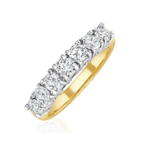 Chloe 18K Gold 7 Stone Diamond Eternity Ring 1.00CT PK