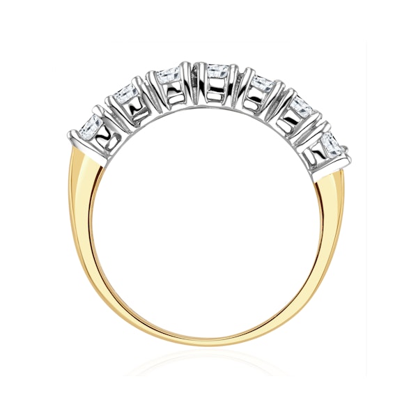Chloe 18K Gold 7 Stone Diamond Eternity Ring 1.00CT G/VS - Image 3