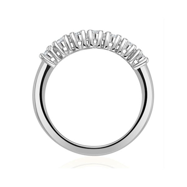 Chloe 18K White Gold 7 Stone Diamond Eternity Ring 0.30CT PK - Image 3