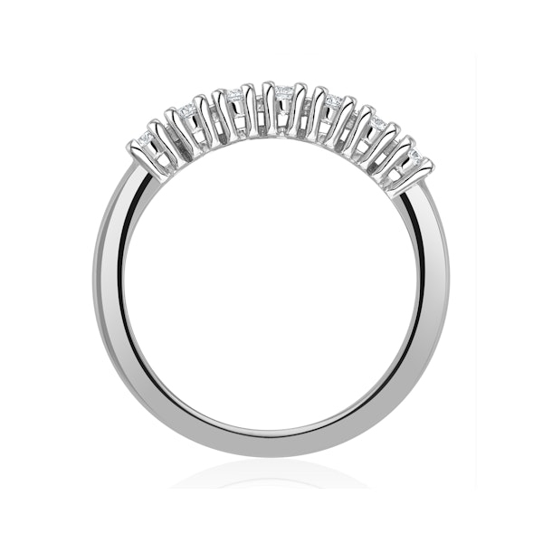 Chloe 18K White Gold 7 Stone Diamond Eternity Ring 0.50CT G/VS - Image 3