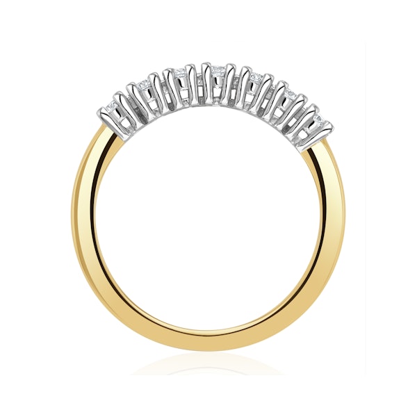 Chloe 18K Gold 7 Stone Diamond Eternity Ring 0.50CT PK - Image 3