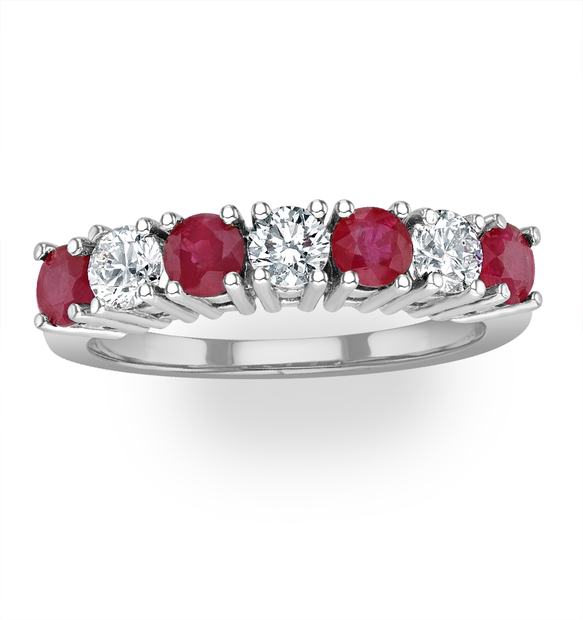 Ruby Eternity Rings | The Diamond Store