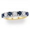 Sapphire 1CT and Diamond Ring 0.50CT 18K Gold FT32 - image 2