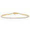 Diamond Tennis Bracelet Rubover Style 2.00ct 9K Gold - image 1