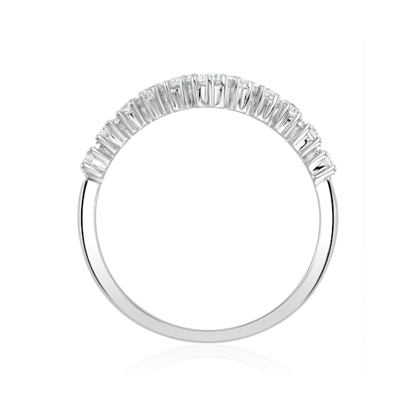 Diamond Wishbone Ring 0.70ct in 18K White Gold - Image 3