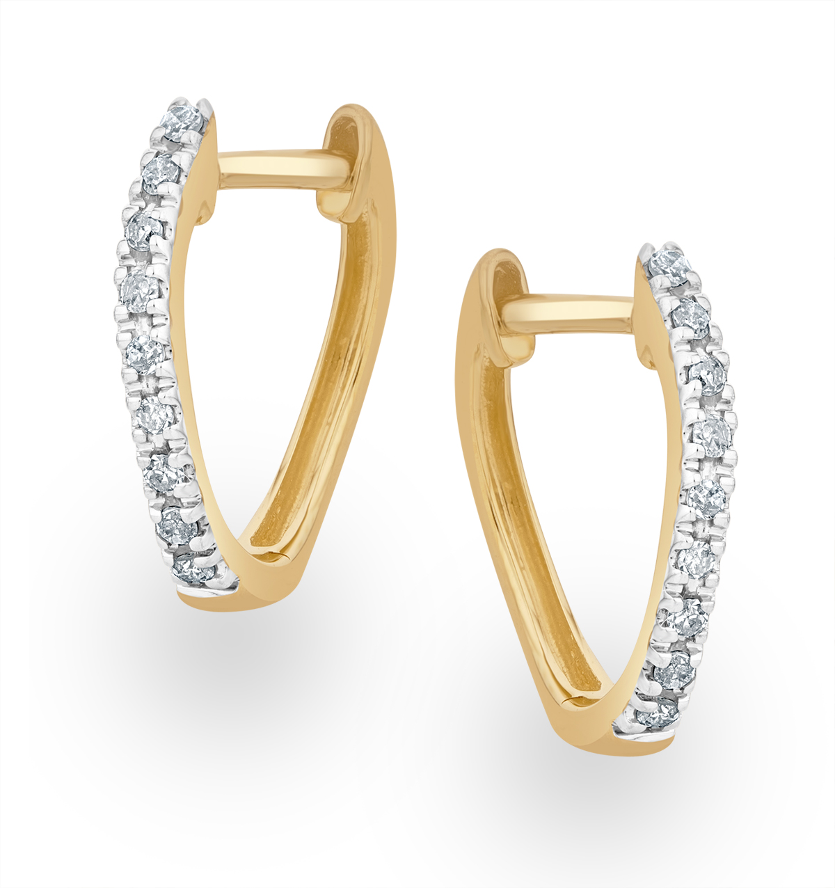 Diamond Hoop Earrings | The Diamond Store