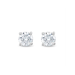 Lab Diamond Stud Earrings 0.20ct H/Si Quality in 9K Gold - 3mm