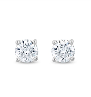 Lab Diamond Stud Earrings 0.20ct H/Si Quality in 9K Gold - 3mm