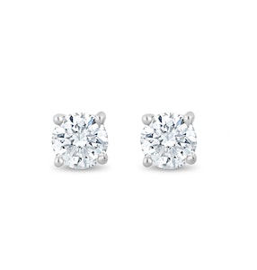 Lab Diamond Stud Earrings 0.30ct H/Si Quality in 9K Gold - 3.6mm