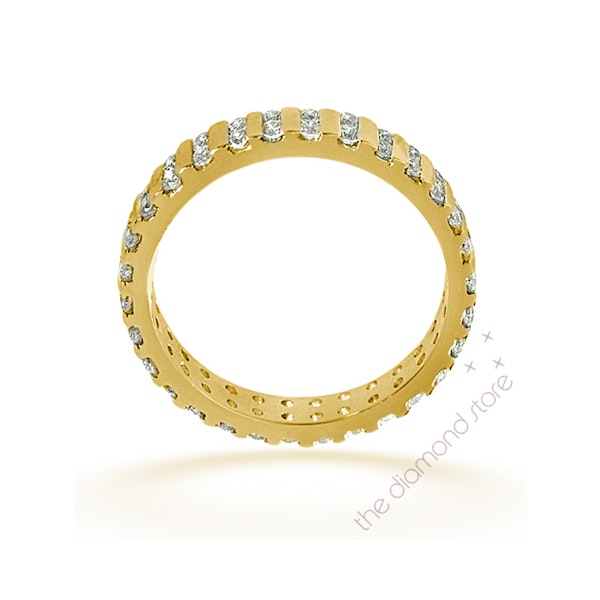 Eternity Ring Ellie 18K Gold Diamond 0.50ct H/Si - Image 2