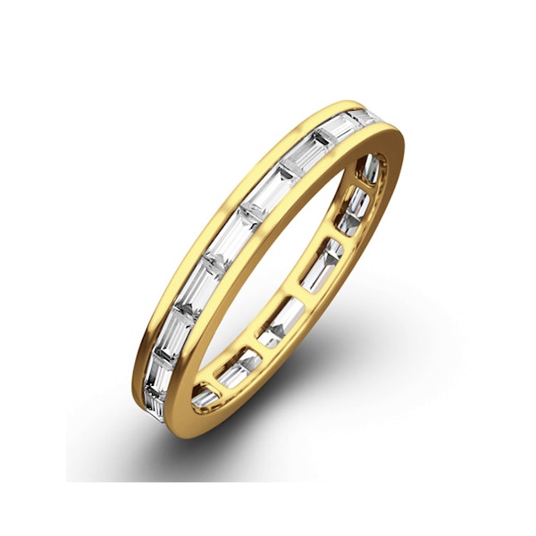 Eternity Ring Lily 18K Gold Diamond 1.00ct H/Si - Image 1