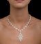 Diamond Necklace Pyrus Chandelier 12.60ct H/Si Diamonds 18K Rose Gold - image 4