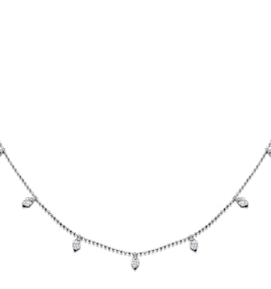 Vivara Collection 1.00ct Diamond and 18K White Gold Necklace D3400