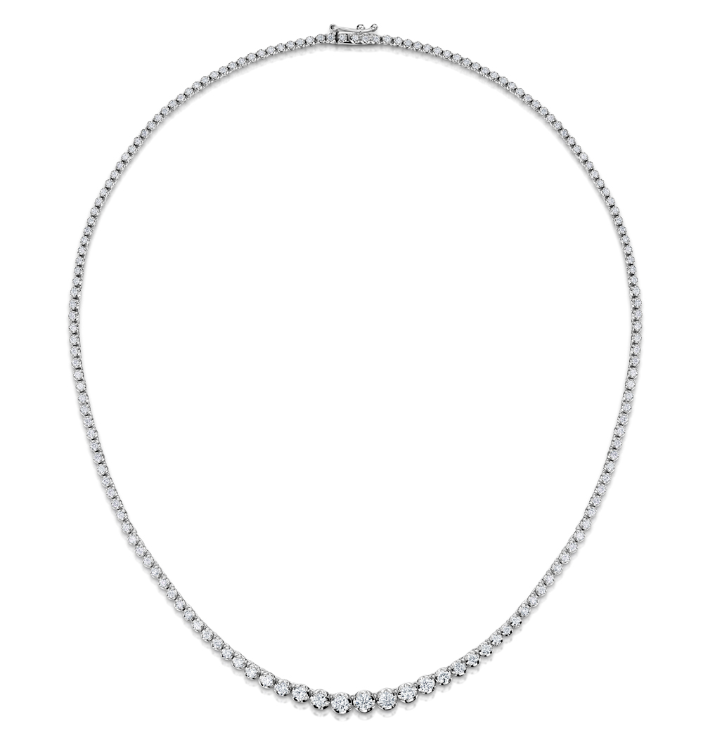 Luxe Graduated Round Lab Diamond Necklace | Dita | Brilliant Earth