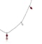 Ruby and Diamond Necklace in 18K White Gold - Vivara Collection - image 3