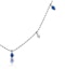 Sapphire and Diamond Necklace in 18K White Gold - Vivara Collection - image 3