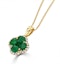Emerald 1.04ct and Diamond 18K Yellow Gold Alegria Necklace - image 3
