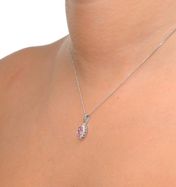 Pink sapphire necklace uk deals