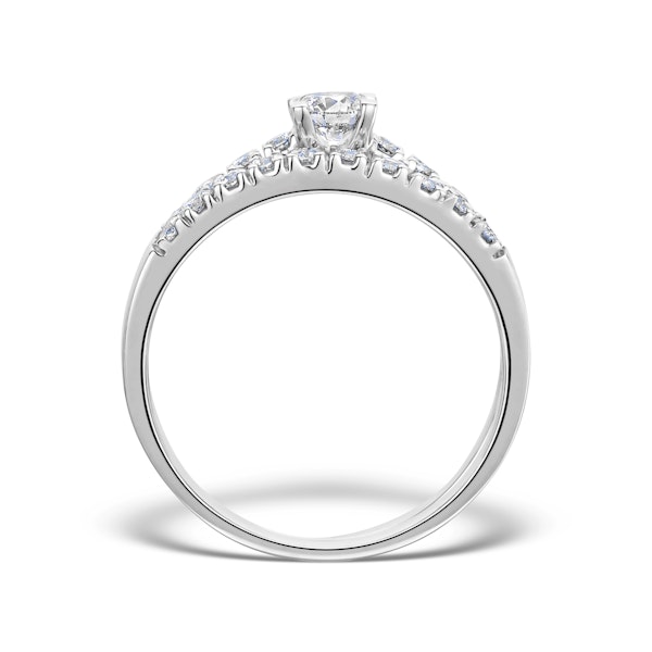 Matching Diamond Engagement and Wedding Ring 0.66ct Platinum - Image 2