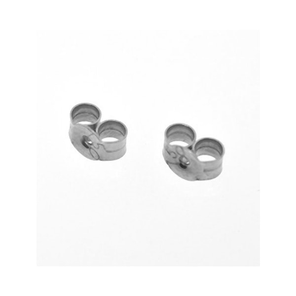 Platinum Princess Lab Diamond Earrings - 1CT - F/VS - 4.8mm - Image 4