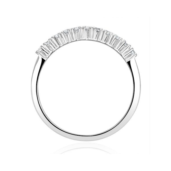 Half Eternity Ring 0.30CT Lab Diamond 9K White Gold - Image 3