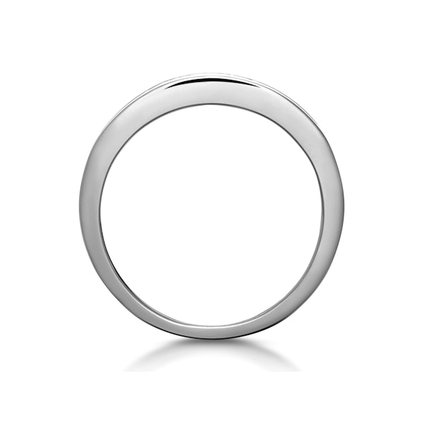 Sapphire 0.12ct And Diamond 9K White Gold Ring - Image 2